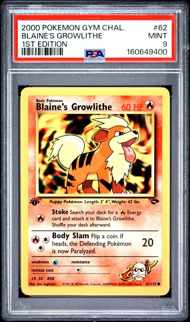 Blaine's Growlithe
