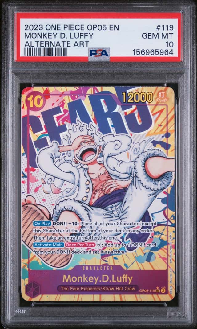 2023 One Piece Awakening of the New Era Alternate Art Monkey D. Luffy #OP05119