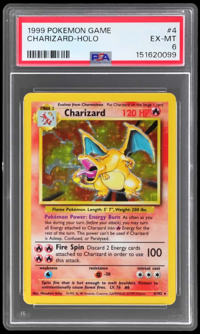 1999 Pokemon Base Set Holo Charizard #4
