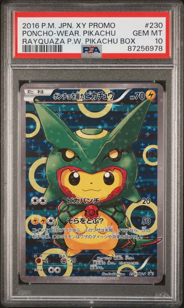 Poncho-wearing Pikachu