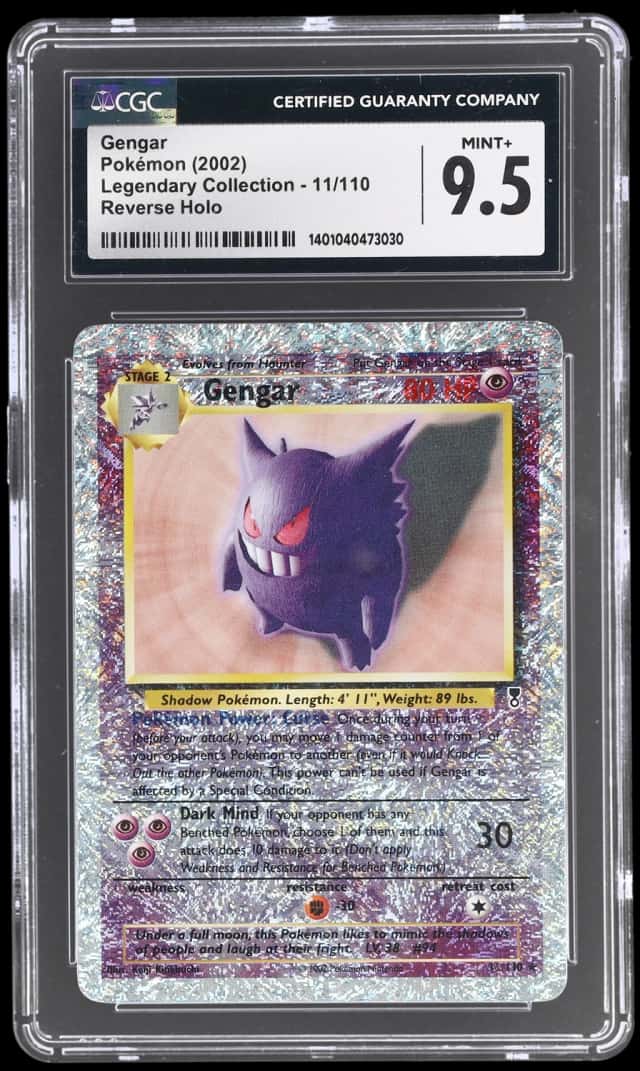 2002 Pokemon Legendary Collection Reverse Holo Gengar #11