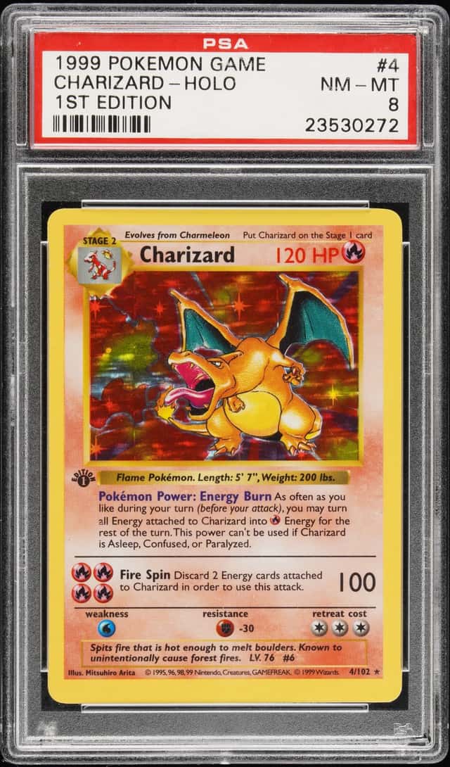 1999 Pokemon Base Set 1st Edition Holo Charizard #4