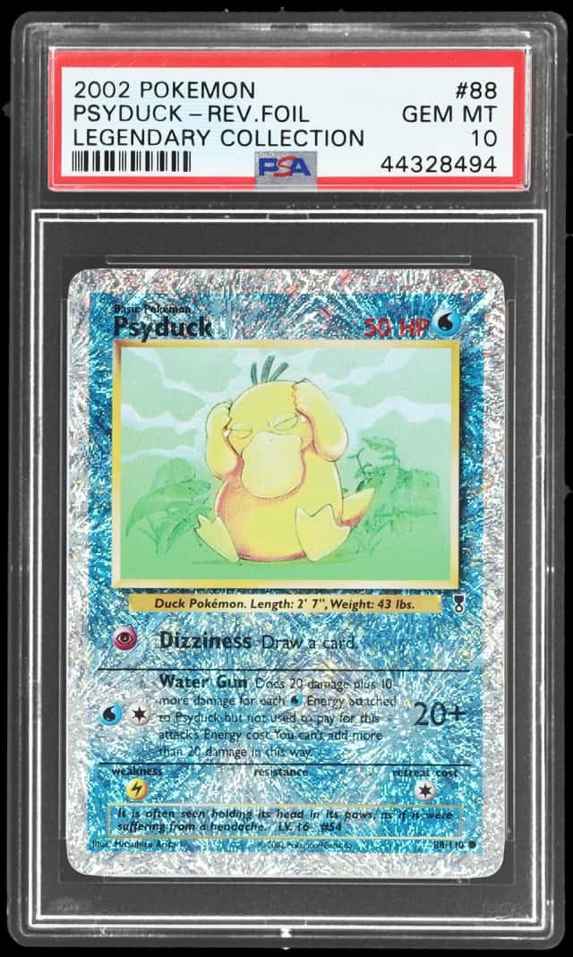 2002 Pokemon Legendary Collection Reverse Foil Psyduck #88