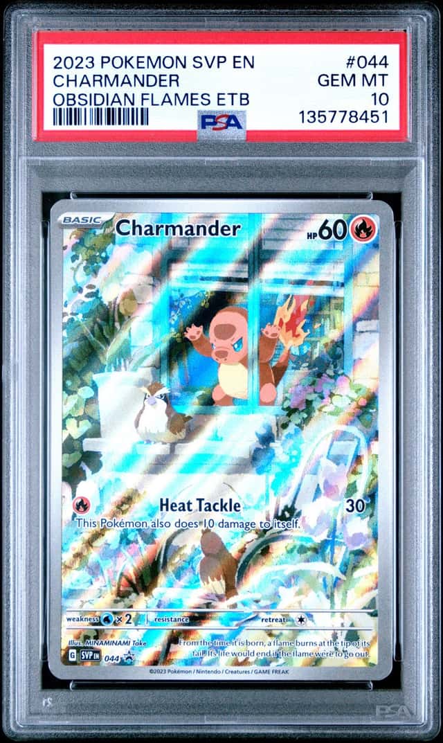 Pokemon 2023 Charmander #044 SVP Black Star Promo English Holo PSA GEM MT 10