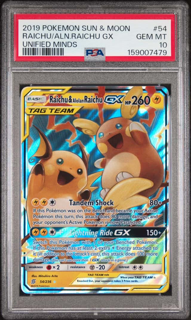 Raichu & Alolan Raichu GX