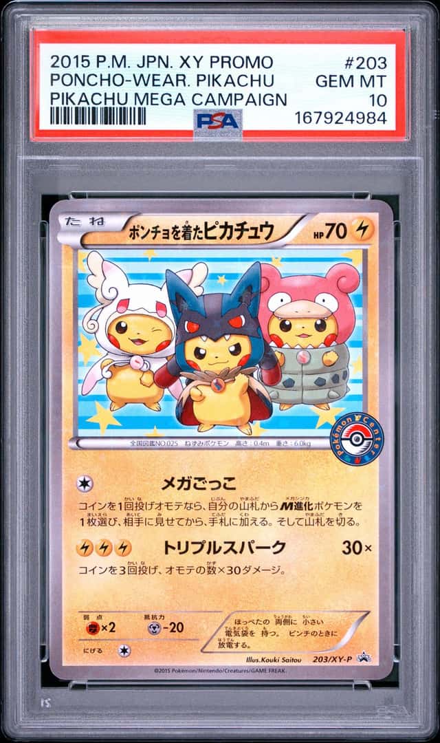 Poncho-Wear Pikachu