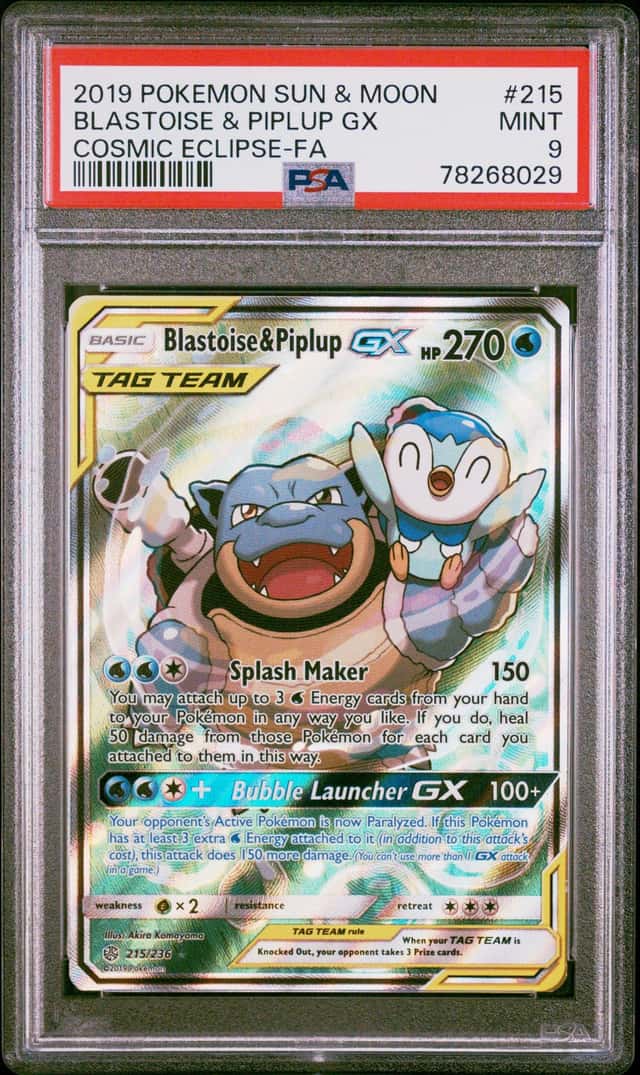 Blastoise & Piplup GX