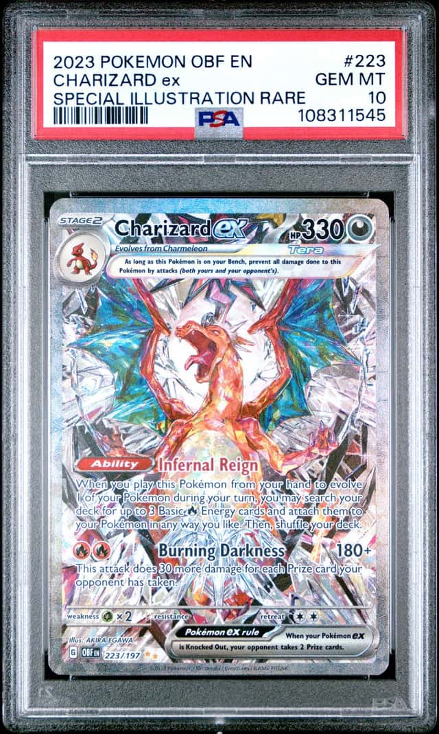 2023 Pokemon SV Charizard ex Special Illustration Rare #223/197 PSA 10