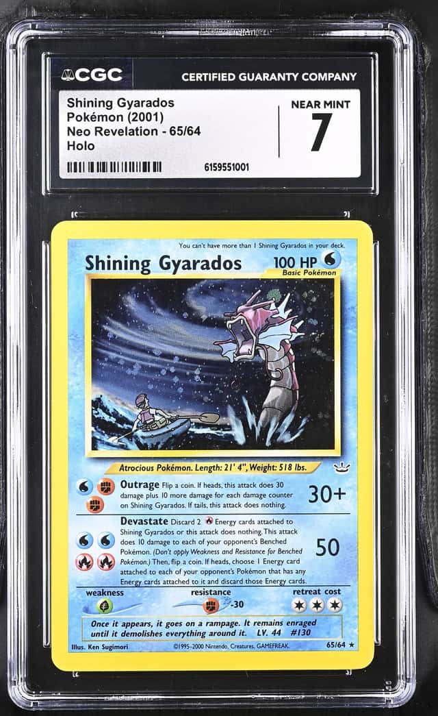 Pokémon Shining Gyarados 65 Unlimited Neo Revelation...