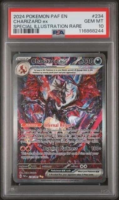 POKEMON CHARIZARD ex 2024 PALDEAN FATES #234 SPECIAL ILL RARE PSA 10