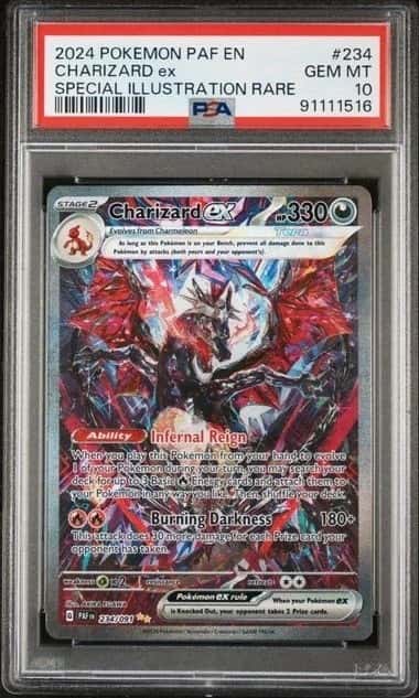POKEMON CHARIZARD ex 2024 PALDEAN FATES #234 SPECIAL ILL RARE PSA 10
