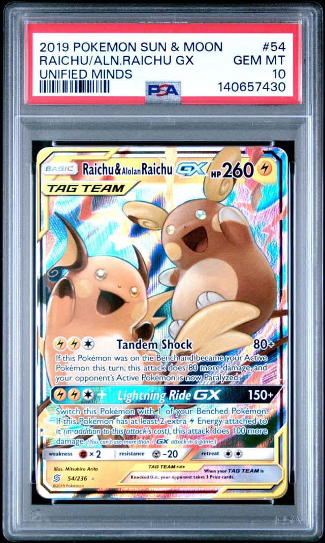 Raichu & Alolan Raichu GX