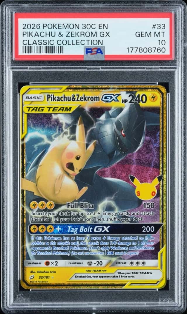 Pikachu & Zekrom GX