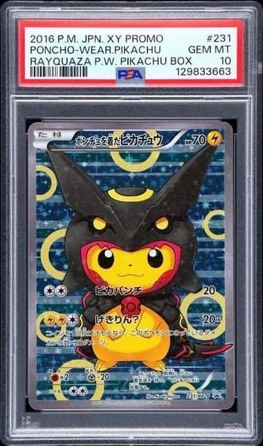 Poncho-wearing Pikachu