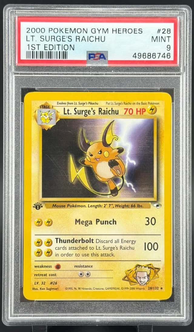 Lt. Surge's Raichu