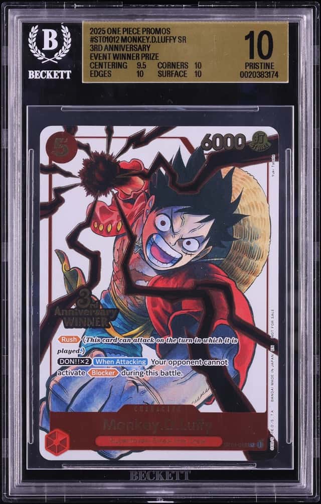 Monkey.D.Luffy SR/(3rd Anniversary Event )
