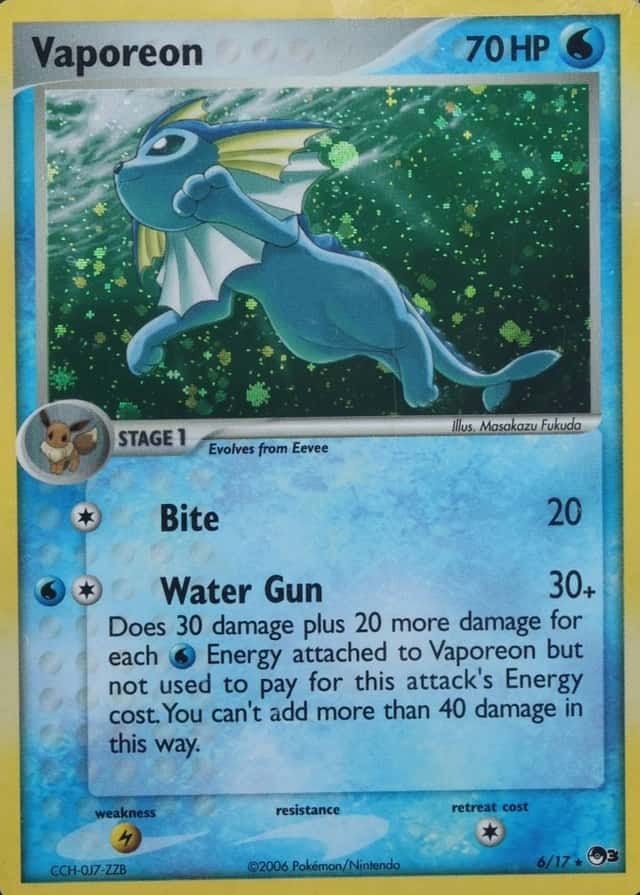 Vaporeon HOLO R
