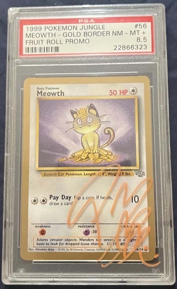 Meowth-Gold Border