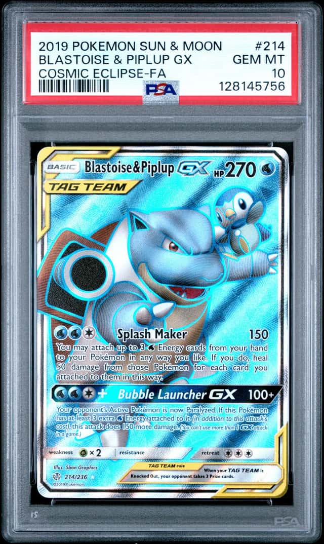 Blastoise & Piplup GX
