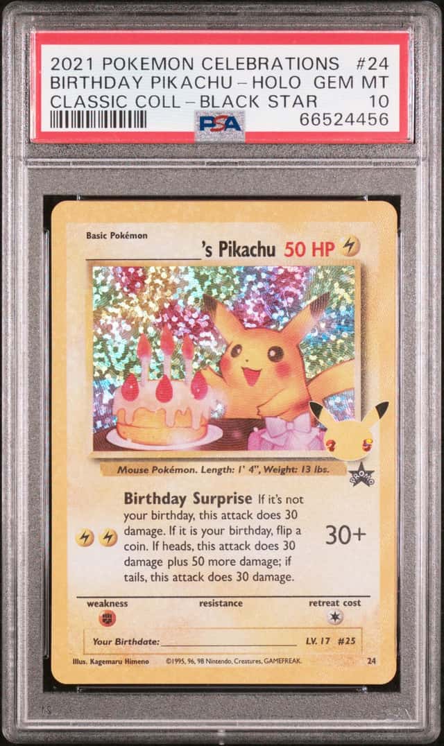 _____'s Pikachu STAMP [25th Anniversary] TEXTURED CONFETTI HOLO