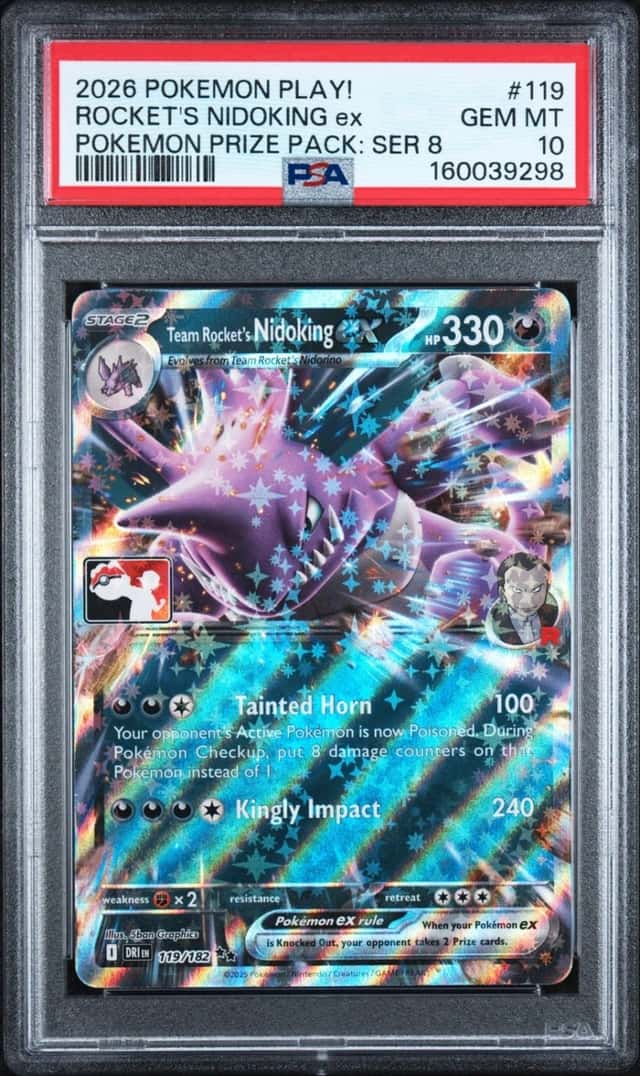 ROCKET'S NIDOKING ex