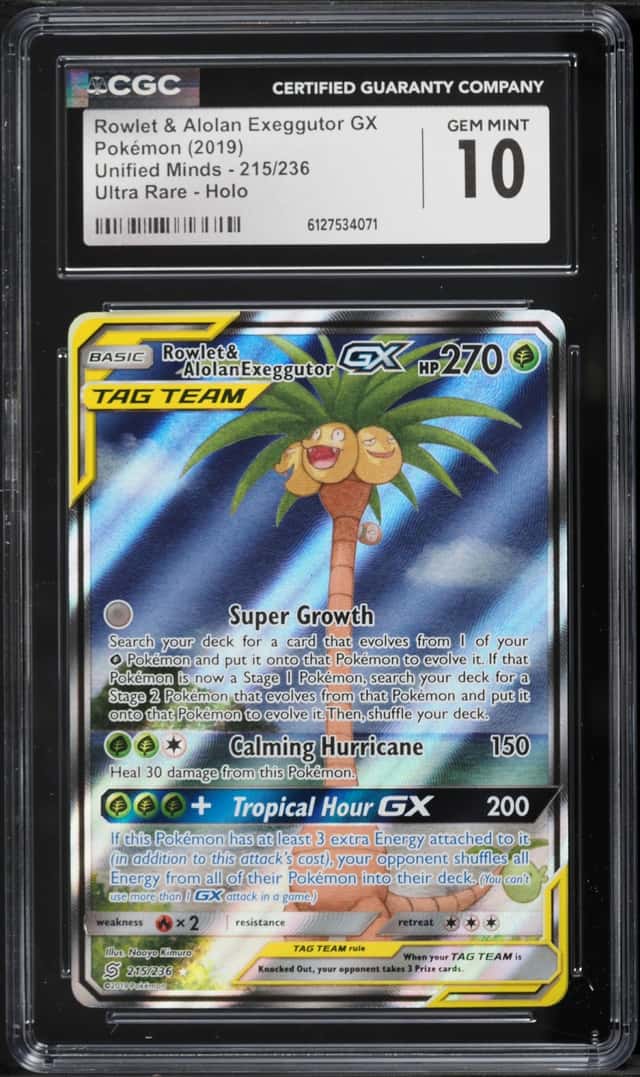 Rowlet & Alolan Exeggutor GX