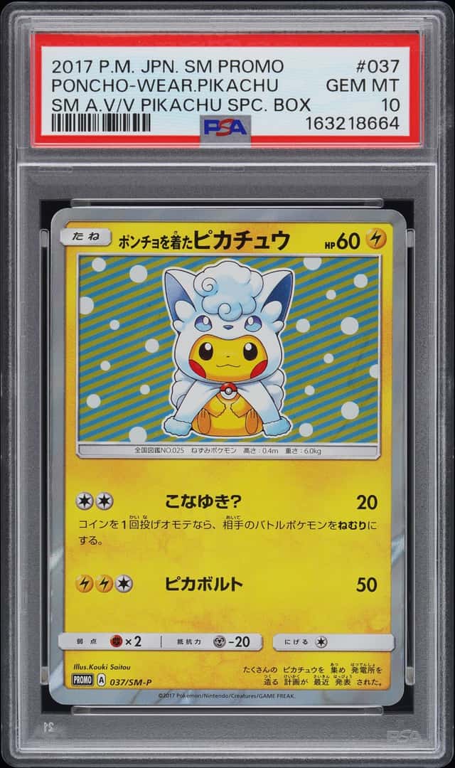 Poncho-wearing Pikachu