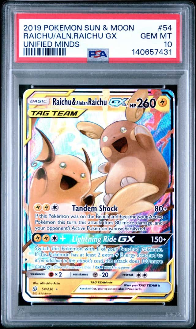 Raichu & Alolan Raichu GX