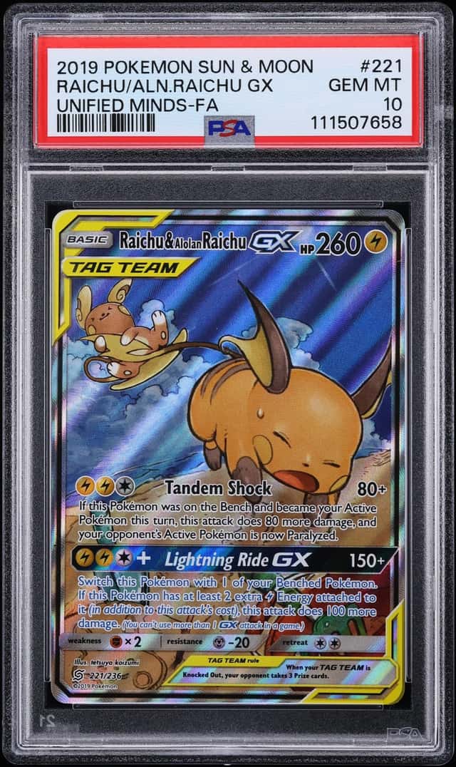 Raichu & Alolan Raichu GX