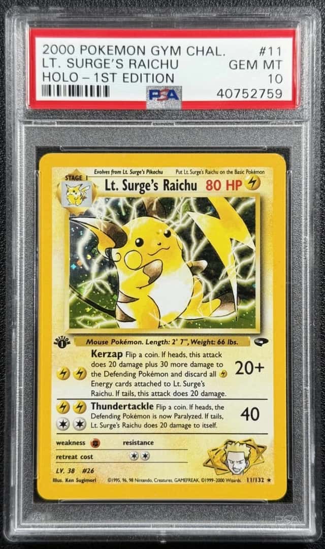 Lt. Surge's Raichu