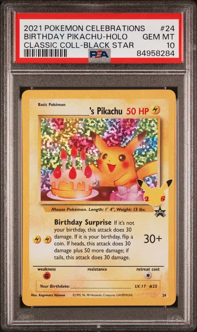 _____'s Pikachu STAMP [25th Anniversary] TEXTURED CONFETTI HOLO