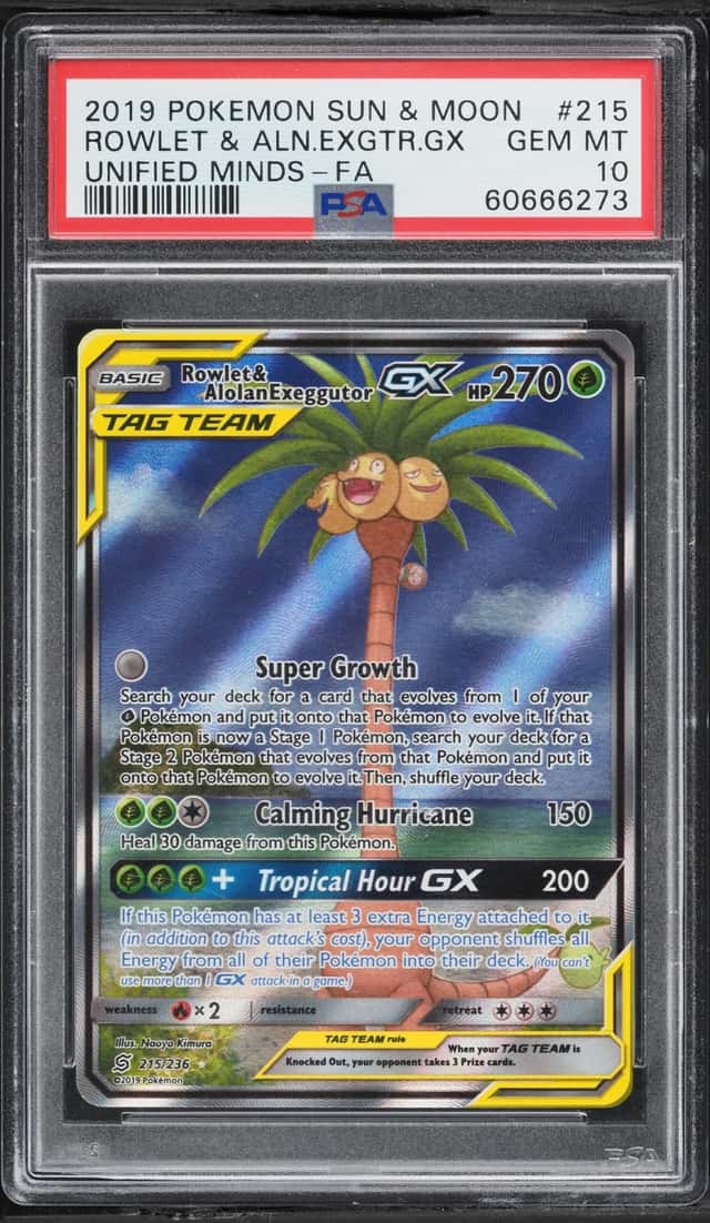 Rowlet & Alolan Exeggutor GX