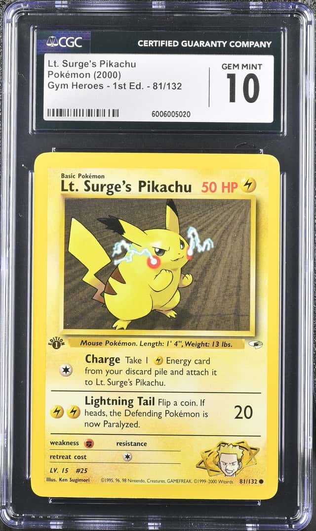 Lt. Surge's Pikachu