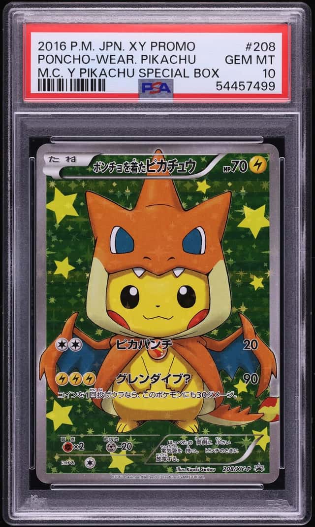 Poncho-wearing Pikachu