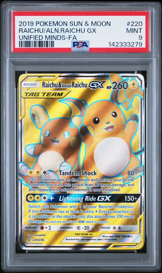 Raichu & Alolan Raichu GX