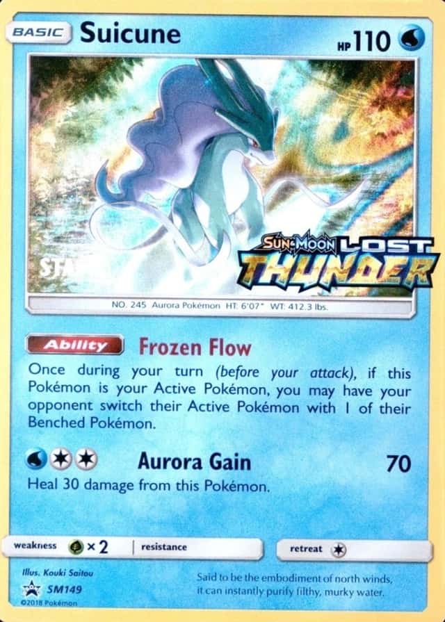 Holo · Prerelease · Lost Staff Thunder