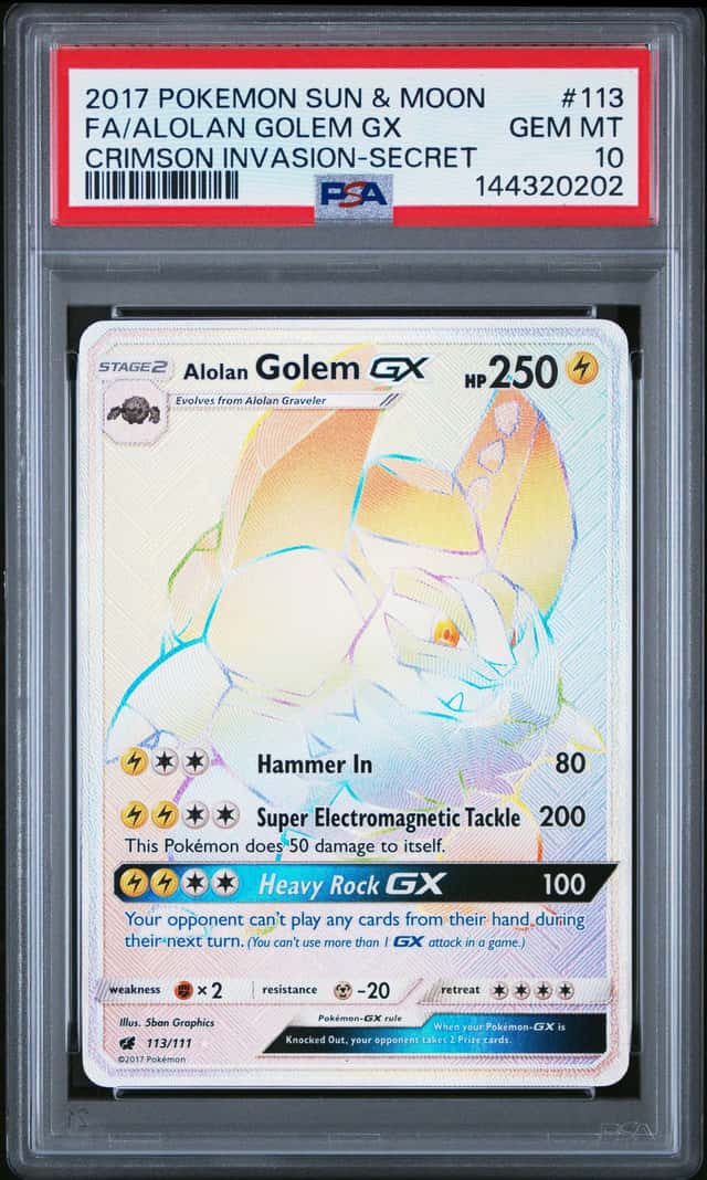 Alolan Golem GX