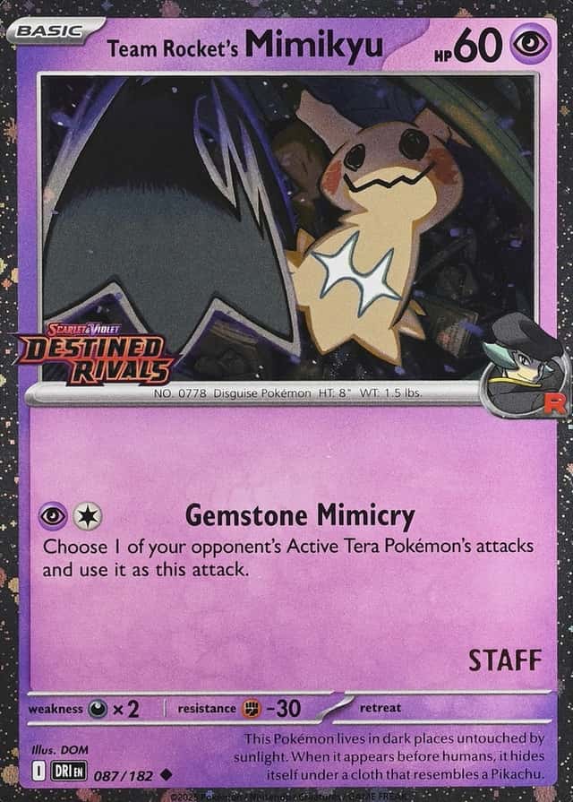Non-Holo · Prerelease · Staff
