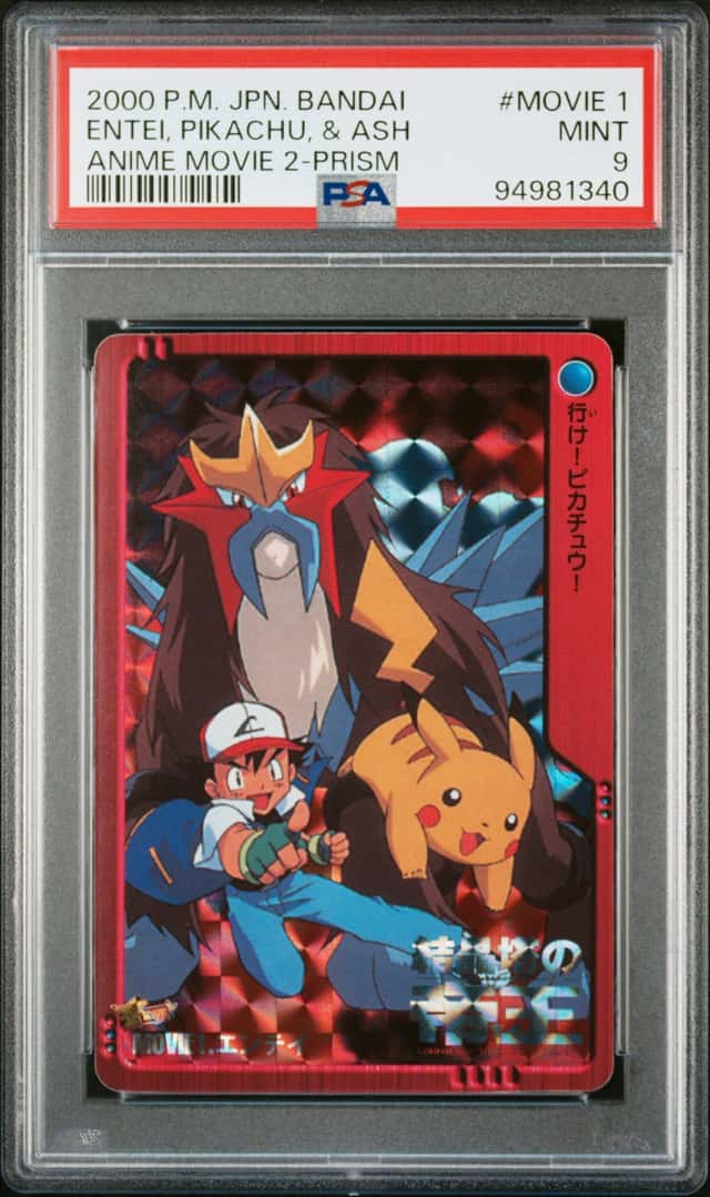 Entei, Pikachu, & Ash