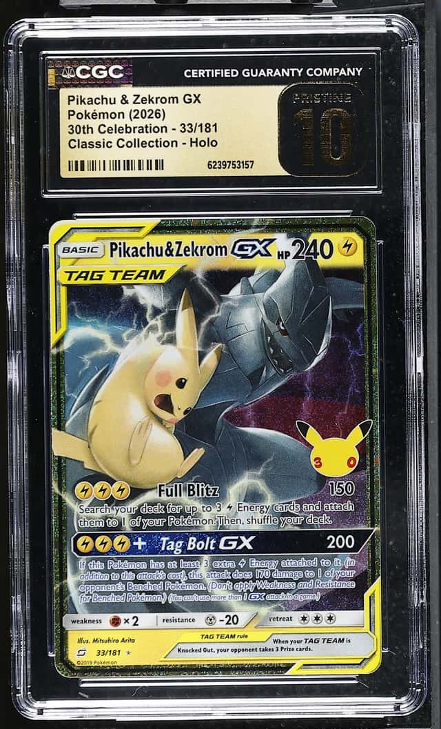 Pikachu & Zekrom GX