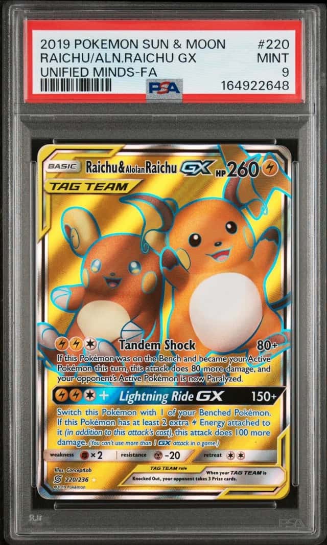 Raichu & Alolan Raichu GX
