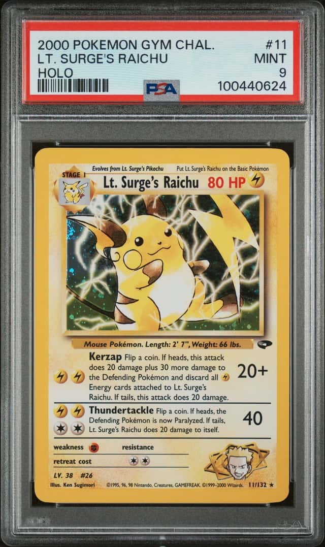 Lt. Surge's Raichu