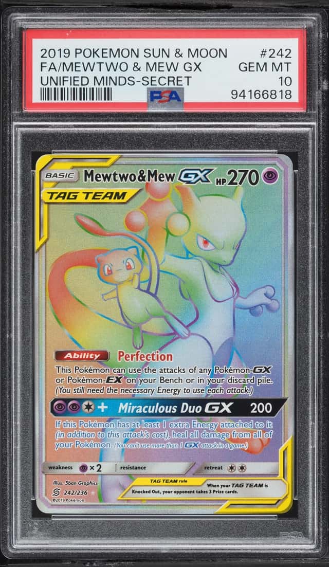 Mewtwo & Mew GX
