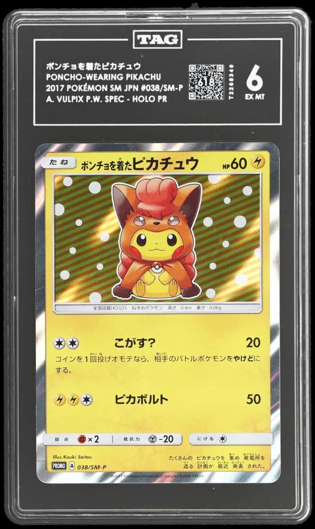 Poncho-wearing Pikachu