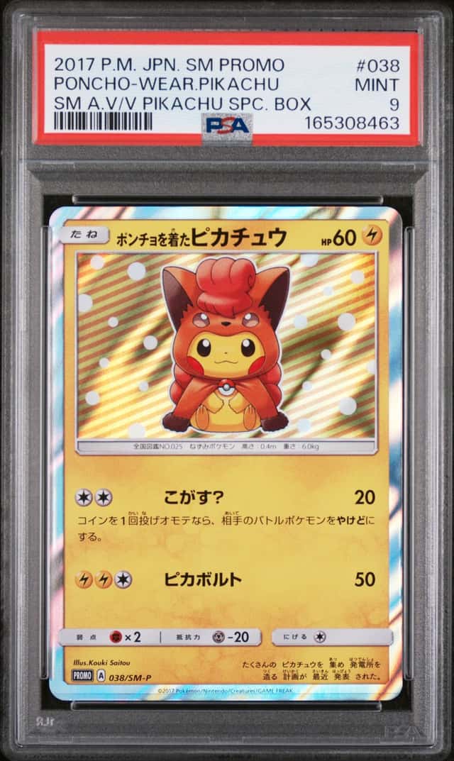 Poncho-wearing Pikachu