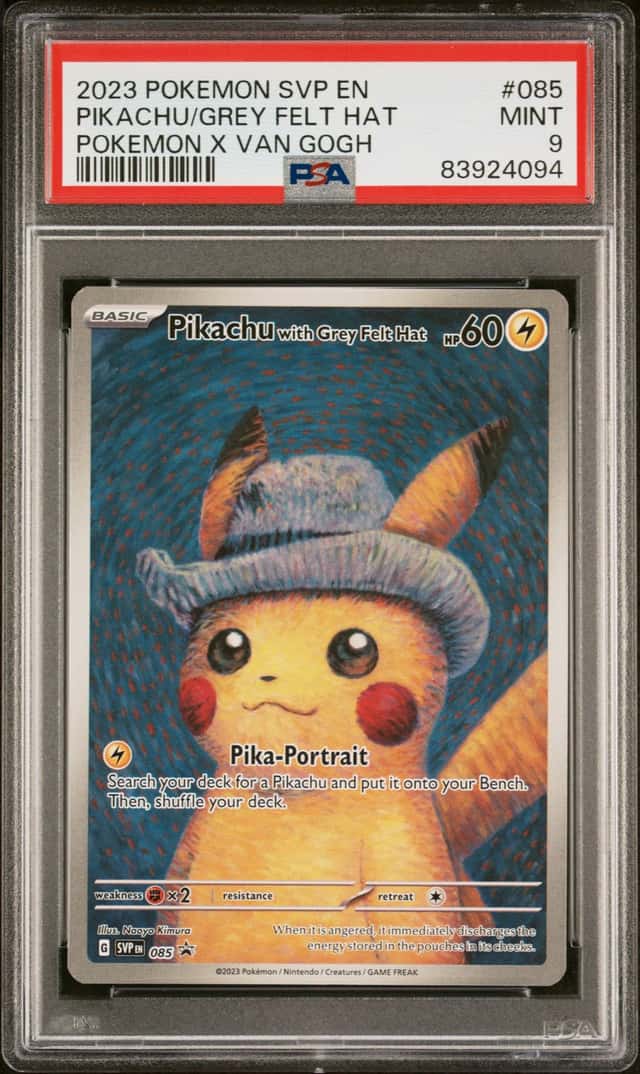 Pikachu/Grey Felt Hat