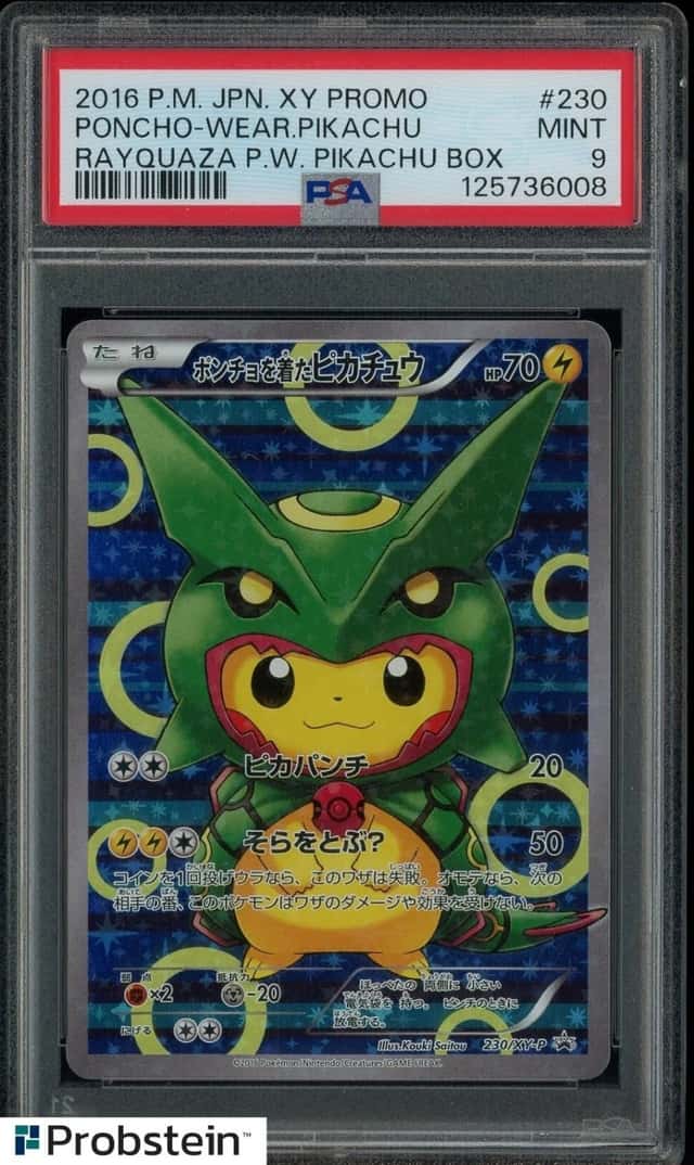 Poncho-wearing Pikachu