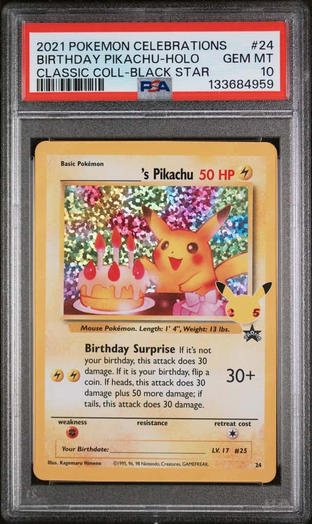 _____'s Pikachu STAMP [25th Anniversary] TEXTURED CONFETTI HOLO