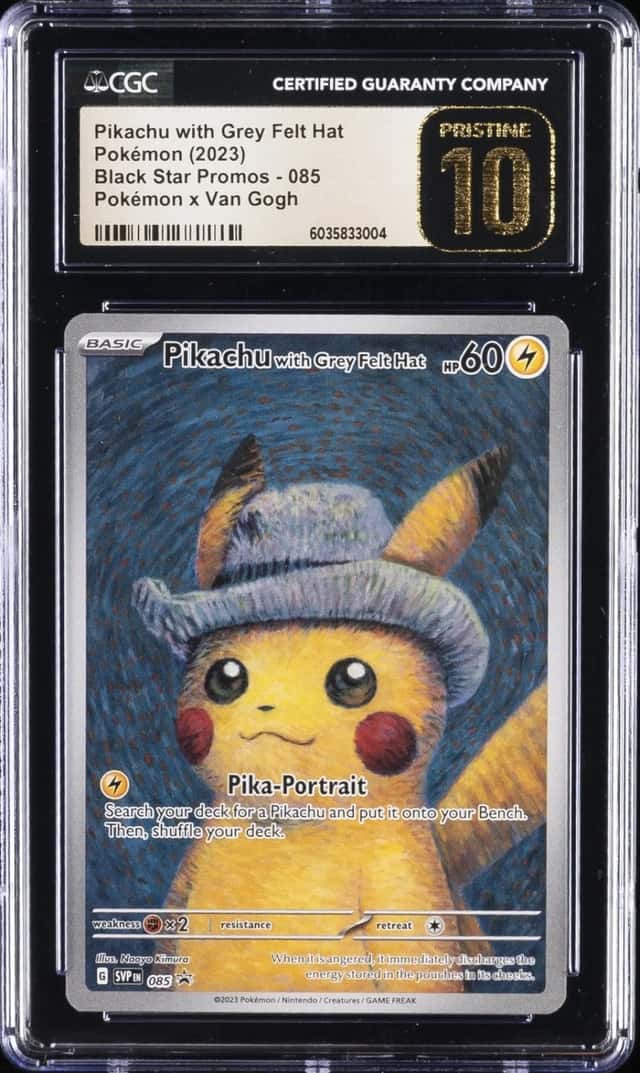 Pikachu/Grey Felt Hat