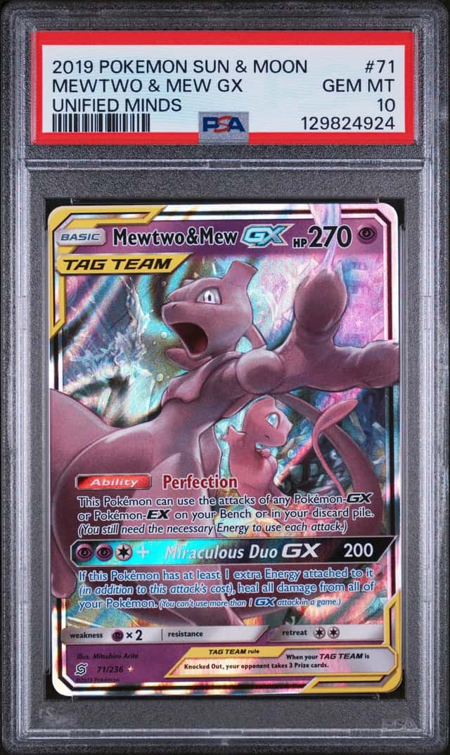 Mewtwo & Mew GX
